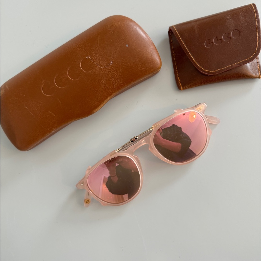 Garrett Leight Hampton glasses with clip on